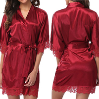 Ensemble de Robe Sexy Femme Printemps-Été à Col en V avec Taille Élastique et Ourlet en Dentelle Respirant – Idéal pour la Bain