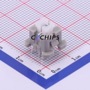 TM-006-D1-03 Tactile Switch Through hole Component (THT) Switch Single Pole Single Throw Rectangle Button 2.6N 11mm - Product Image 1