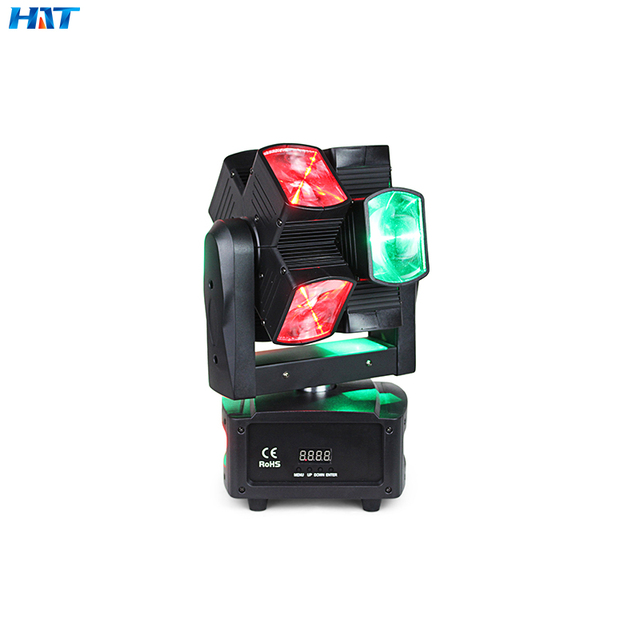 HT Professional Stage Lighting 8Pcs Phantom Lamp 8*10W Led Hot Wheel Bar Stage Moving Head Light