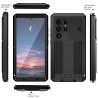 Étui en silicone imperméable et anti-poussière pour Samsung S24Ultra et pour iPhone 15Pro Max, coque de téléphone portable anti-chute