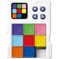 Jeu de puzzle électronique Klotski, jeu de puzzle coulissant électronique, jouet éducatif de logique, jeu de société portable pour enfants