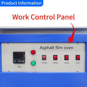 SXLD-82 Bitüm Rulolu İnce Film Fırını Laboratuvar Asfalt Film Fırını Asfalt Test Cihazı için - Product Image 4