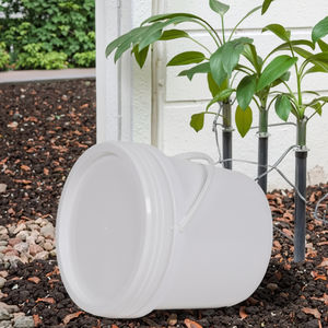 100% nouveau seau en plastique recyclable de qualité alimentaire <span class=keywords><strong>5L</strong></span> couvercle hermétique peintures liquides en gros autres liquides tambours barils PP - Product Image 2