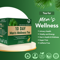 Tisane bien-être masculine Chinaherbs 10 jours, Tisane naturelle à base de plantes pour le bien-être et la fertilité masculine avec contenu végétal, Ginseng Racine de Maca