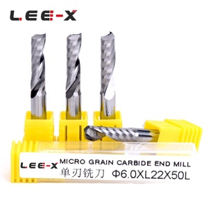Fresadora de extremo de flauta única acrílica, herramientas de máquina de 3.175mm, 38L, brocas de enrutador para Extremo de flauta única de acrílico de PVC - Product Image 3