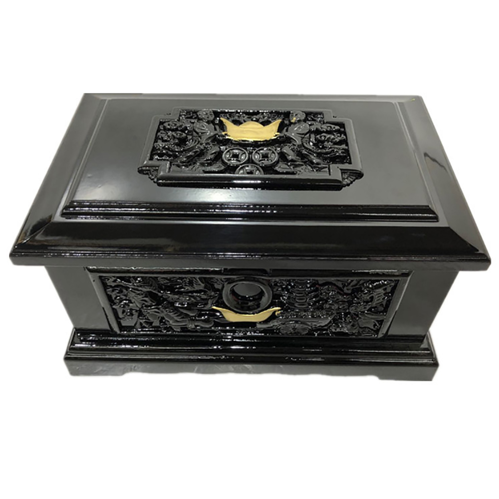 Новое поступление, декоративная урна из черной смолы для памятных похорон мертвых взрослых