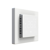 Termostato WIFI con marco de placa de pared con protección de sensor externo