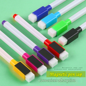 24 Pezzi di Pennarelli per Lavagna Magnetici Ecologici a Base d'Acqua con Punta Sottile e Cappuccio Magnetico per Cancellazione, <span class=keywords><strong>Scrittura</strong></span> Fluida - Product Image 4
