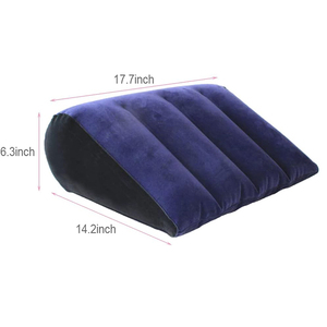 DKKtech Sex Cushion <strong>Inflatable</strong> <strong>Pillow</strong> PVC Flocking Sex Chair Furniture Travel <strong>Pillow</strong> Magic Cushion Body Support <strong>Pillow</strong> Adult Se - Product Image 2