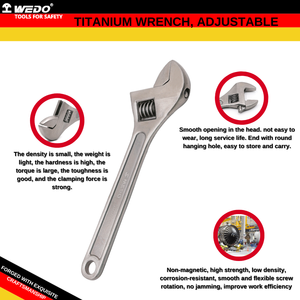 WEDO 부식 방지 비자성 티타늄 조절 렌치 - Product Image 3