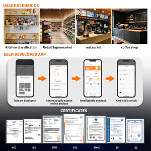 Impresora de Etiquetas de Códigos de Barras por Transferencia Térmica AIYIN AT241 OEM/ODM de 4 Pulgadas, USB, 203 DPI, Un Año de Garantía, en Stock - Product Image 5
