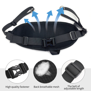 Dual-handle Multi Functional <strong>Hands</strong> <strong>Free</strong> <strong>Dog</strong> Leash with Adjustable Waist <strong>Belt</strong> Zipper Pouch for Running - Product Image 3