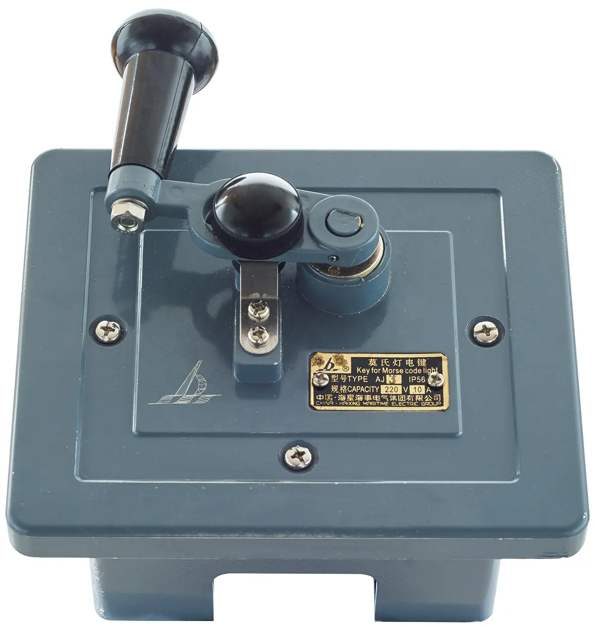 AJ3 220V 10A IP22 Flush Mounted Morse Key Marine Supplies Ingot in Marine Application