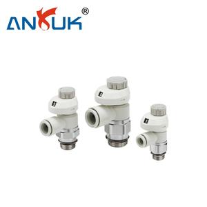 Controlador de velocidad SMC AS3211F 1 4 hilos con válvula de control de flujo regulador de velocidad compacto para cilindro neumático - Product Image 2