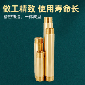 Raccords de tuyauterie en cuivre à filetage mâle de 1 pouce, filetage à 4 points, eau du robinet, filetage mâle à 6 points, rallonges de tuyauterie - Product Image 2