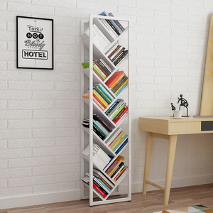 Giá Sách Mở Tự Do Kết Hợp Miễn Phí Bán Chạy Kệ Sách Trưng Bày Hẹp Kệ Sách Màu Đen Và Trắng - Product Image 3