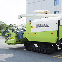 Moissonneuse-batteuse à alimentation complète pour riz Wubota, machine agricole à haute productivité, boîte de vitesses YD-85, 45CC HST