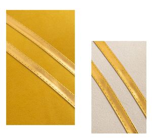 Modern <b>Patchwork</b> Home Decoration <b>Throw</b> Case Cushion Cover Luxury Velvet Pillow Covers With Zipper Gold Edging - Product Image 2