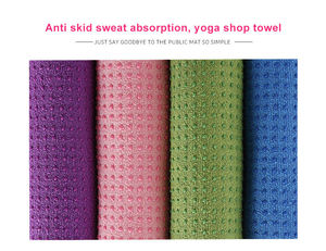 Precio de fábrica Best Sports Face Towel 26,5X16 pulgadas Personalización Turquesa Teal <span class=keywords><strong>Manduka</strong></span> Suede Hand Yoga Towel Logotipo personalizado - Product Image 5