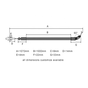 <span class=keywords><strong>Cable</strong></span> interno de acero personalizado al por mayor, <span class=keywords><strong>cable</strong></span> <span class=keywords><strong>Bowden</strong></span>, piezas de <span class=keywords><strong>cable</strong></span> de control del acelerador para bicicleta, scooter, <span class=keywords><strong>cable</strong></span> de freno - Product Image 5