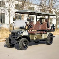 Mini Icon Luxury 48v 6 Seater Electric Golf Cart avec batterie au lithium Livraison gratuite Bon prix Beach Buggy pour Club Road Use