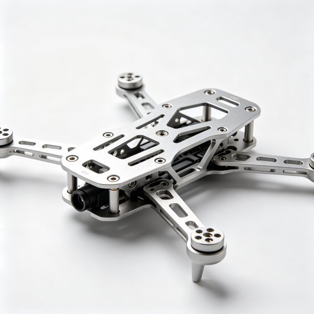 Custom CNC Machining Drone Parts Aluminum Alloy CNC Drone Frame Components