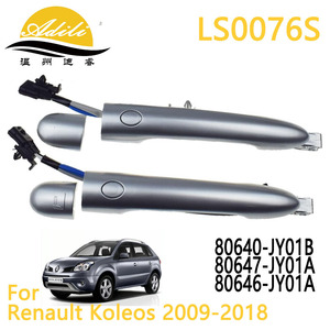 ฝาครอบมือจับประตู Adili รุ่น LS0076S สีเงิน สำหรับรถยนต์เรโนลต์ โคเลออส ปี 2009-2018 - Product Image 1