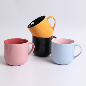 แก้วเซรามิกสองสี ดีไซน์เรียบง่าย ความจุเยอะ เหมาะสำหรับใช้ในบ้าน ไอเดียของขวัญ - Product Image 3