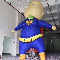 Mascotte gonflable géante Superman bébé KeepFuns |   Personnage de dessin animé personnalisé pour les défilés et les promotions