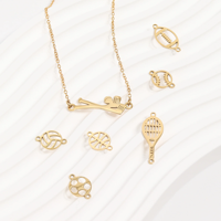 Collier pendentif médaille personnalisé en acier inoxydable étanche pour tournois de tennis, pickleball et padel – Cadeaux événementiels et souvenirs sportifs