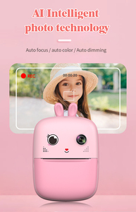 2.4 Inch Màn Hình 1080P Kỹ Thuật Số Máy Ảnh CMOS Hình Ảnh Cảm Biến Ảnh Tự Sướng FHD Video Nhiệt Không In Không In Di Động Cho Trẻ Em 1-Năm - Product Image 2