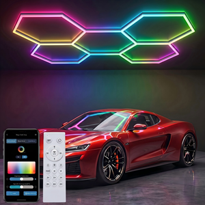 Luminaires LED hexagonaux DIY, panneaux lumineux pour garage, atelier, salon de coiffure, salle de sport - Product Image 1