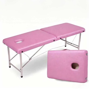 Double beam reinforced massage <b>bed</b>, beauty salon specific beauty <b>bed</b>, <b>portable</b> handheld perforated home massage <b>bed</b> - Product Image 1