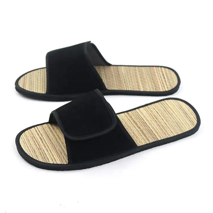 Tùy Chỉnh Spa Khách Sạn Dép Đi Trong Nhà Dép Rơm Flip Flop Bán Buôn, Grassmat Dép Sandal