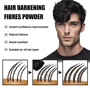 Poudre de Fibres Capillaires à la <span class=keywords><strong>Kératine</strong></span>, Différentes Couleurs, Logo Personnalisé, Fibres Naturelles Épaississantes, Traitement Anti-Chute de <span class=keywords><strong>Cheveux</strong></span> en <span class=keywords><strong>Spray</strong></span> - Product Image 2