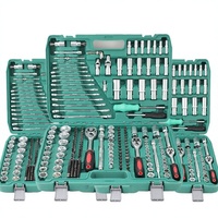 Juego de Herramientas Manuales Combinadas, Estuche Rígido de Transporte, Kit de Herramientas Portátiles, Juego de Herramientas para Mantenimiento del Hogar con Caja de Almacenamiento