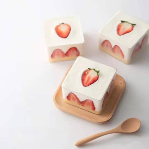 Caja de plástico transparente personalizada para pasteles, caja de plástico para galletas, Mousse, embalaje para hornear alimentos, ps - Product Image 6