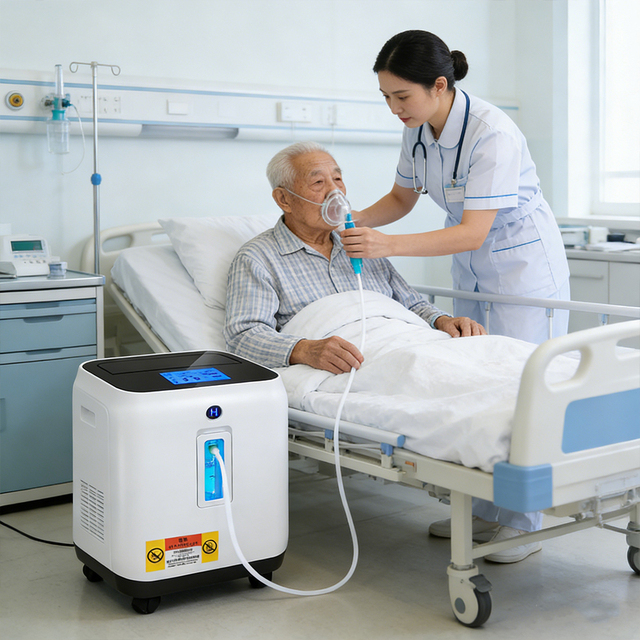 99.99% High Purity H2 Hydrogen Inhaler Water Generator Inhalation Machine Pem Ionizer for Home Car Travel