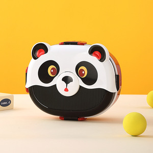 Boîte à lunch pour enfants de style bento à 3 compartiments Passe au lave-vaisselle résistant aux chutes Fabriqué avec des matériaux sans BPA - Product Image 4