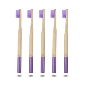Professional eco-friendly biodegradable bristles organic natural cheap infused bamboo toothbrush for daily use