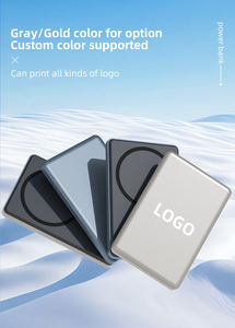 סוללת גיבוי דקה ממתכת טרנדית לשנת <span class=keywords><strong>2026</strong></span> עם טעינה מהירה, מגנטית, אלחוטית, תואמת לאייפון, OEM, בגודל כרטיס אשראי, לאייפון 16 - Product Image 4