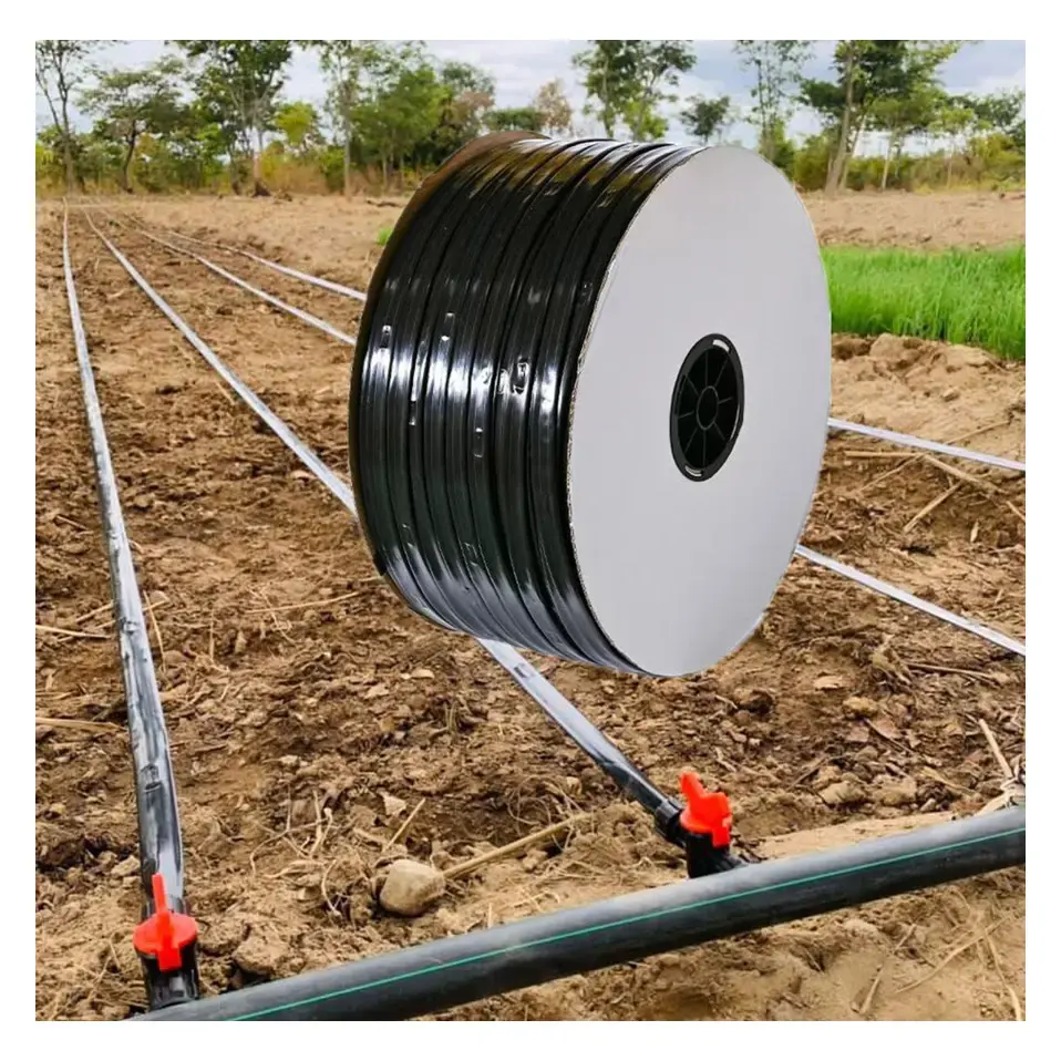 Système d'irrigation goutte à goutte de 1 carat ruban plat système de tuyaux d'irrigation goutte à goutte systèmes d'irrigation agricole ruban d'irrigation goutte à goutte
