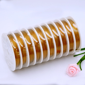 Stainless Steel <b>Wire</b> Gold Plated Small Size For Jewelry Making And Beading <b>Craft</b> Supplies - Product Image 1