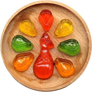 Ingrosso budino di frutta Halal a forma di pavone gelatina di frutta aromatizzata caramella di gelatina morbida - Product Image 3