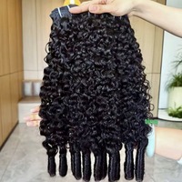 Extensions de cheveux bouclés Pixie, cheveux alignés sur la cuticule, cheveux bouclés indiens, cheveux humains bouclés du Vietnam, extensions bouclées birmanes, bouclés lâches ondulés