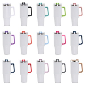 Gobelet isotherme Sublimation 40oz H2.0 FlowState avec poignée, paille et couvercle - Product Image 4