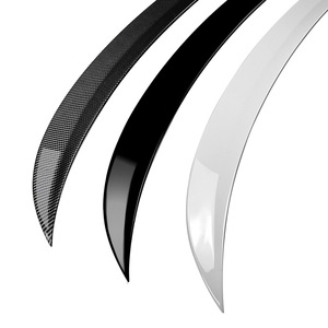 Aileron de coffre arrière Mercedes-Benz GLC-Class X254 en fibre de carbone, texture noir piano, blanc arctique, ABS, type bec de canard - Product Image 5