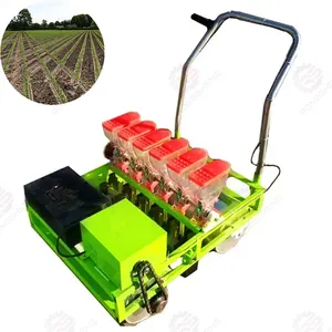 Agriculture machinery gasoline motor driven seeder machine seed planter hand push manual super seeding planting