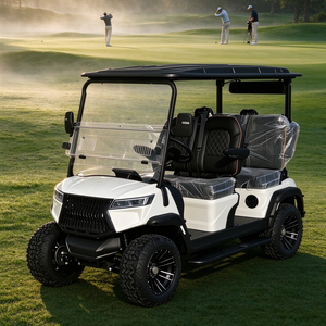 Voiture de golf électrique 4 places avec batterie au lithium et suspension indépendante avant et arrière - Product Image 1