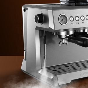 Machine à expresso de style industriel 1350W 2L 20BAR Moulin automatique du haricot à la tasse Cafetière électrique pour hôtels et ménages - Product Image 5